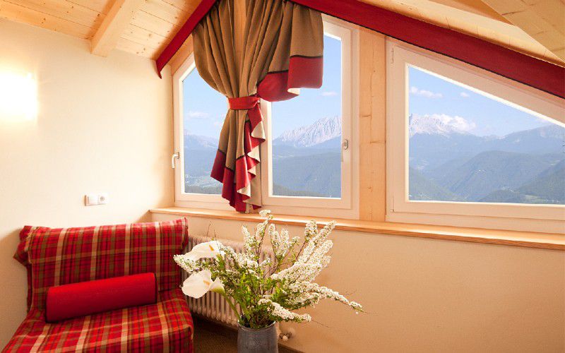 Double room larch with Dolomites view